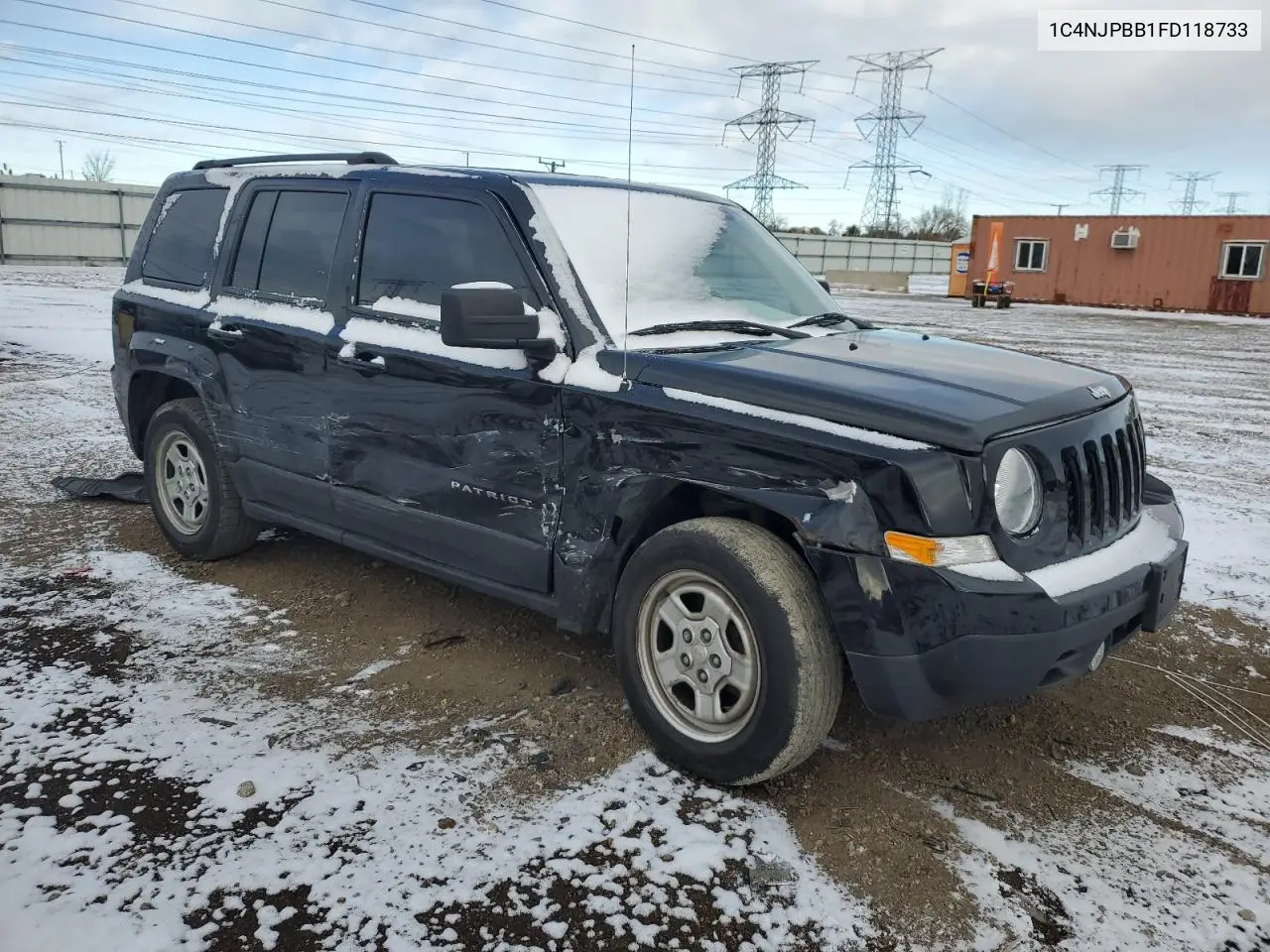 1C4NJPBB1FD118733 2015 Jeep Patriot Sport