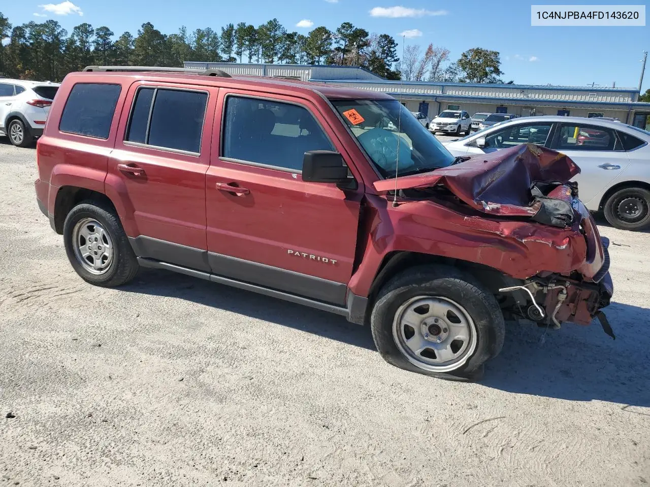 1C4NJPBA4FD143620 2015 Jeep Patriot Sport