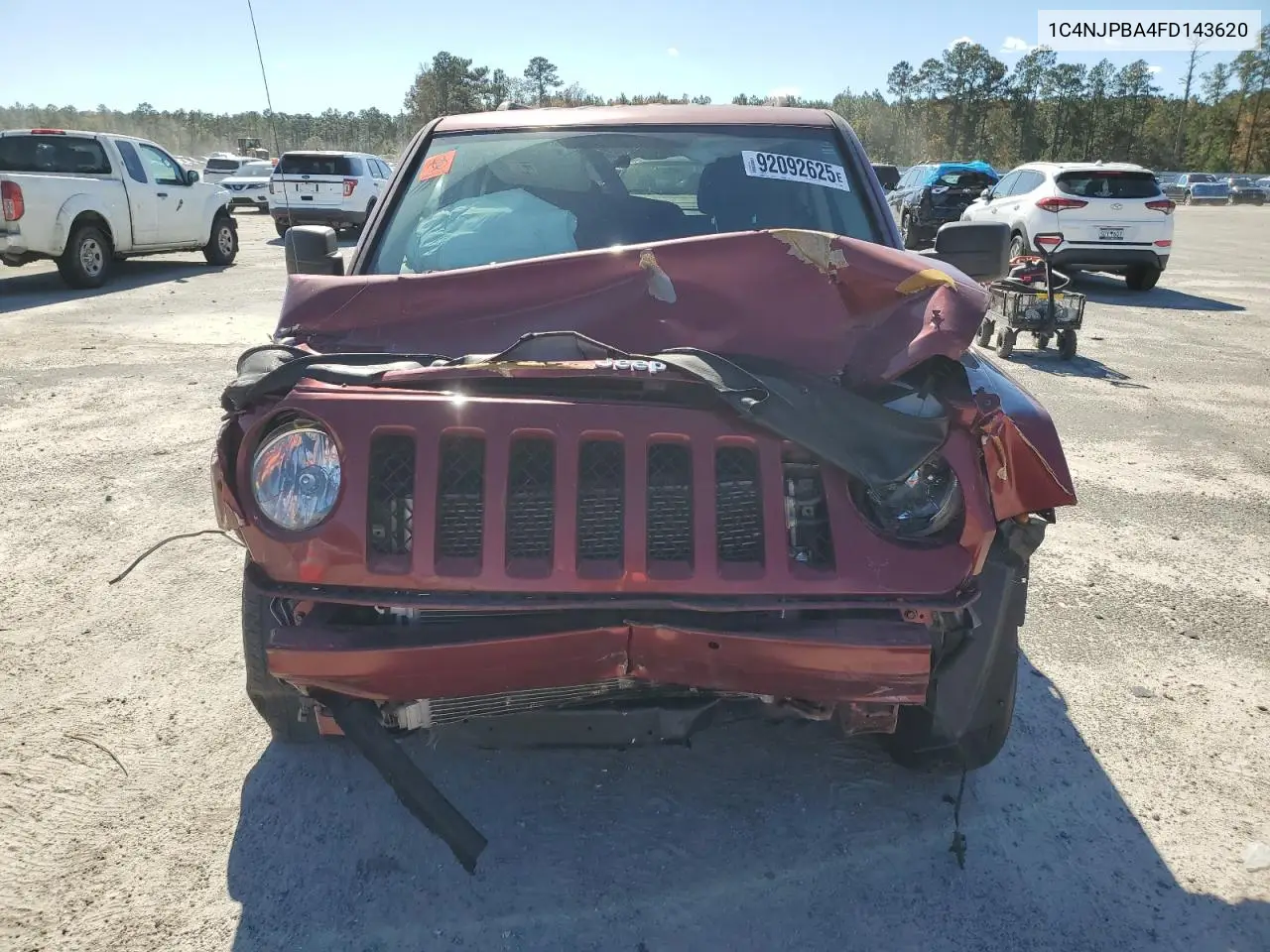 1C4NJPBA4FD143620 2015 Jeep Patriot Sport