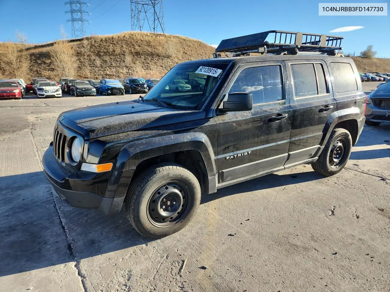 1C4NJRBB3FD147730 2015 Jeep Patriot Sport
