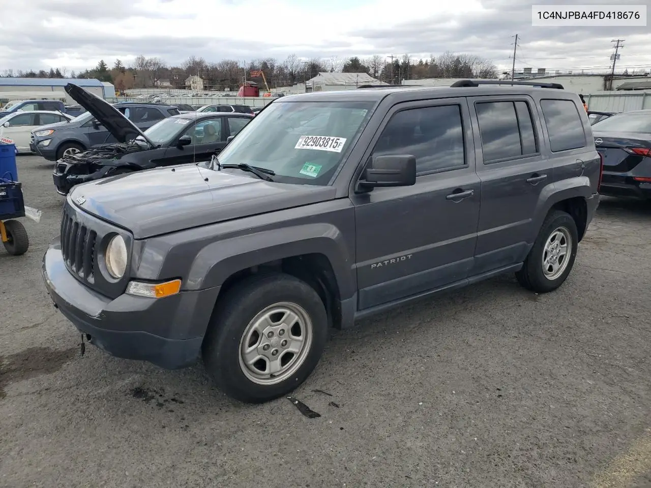 1C4NJPBA4FD418676 2015 Jeep Patriot Sport