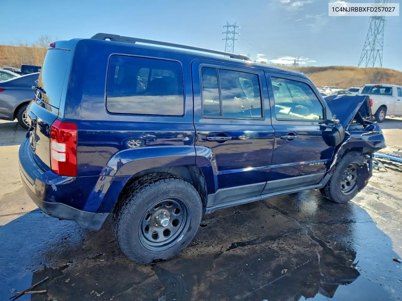 1C4NJRBBXFD257027 2015 Jeep Patriot Sport