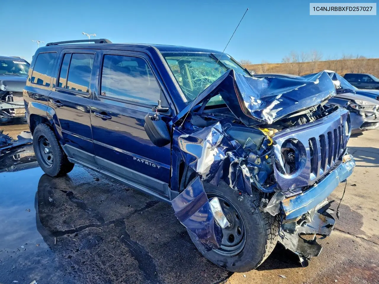 1C4NJRBBXFD257027 2015 Jeep Patriot Sport