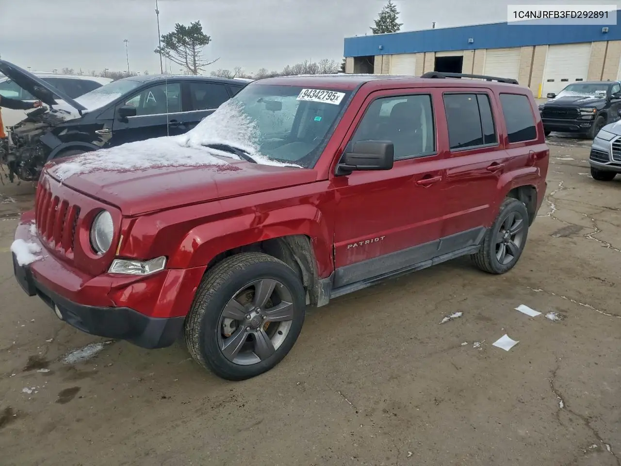1C4NJRFB3FD292891 2015 Jeep Patriot Latitude