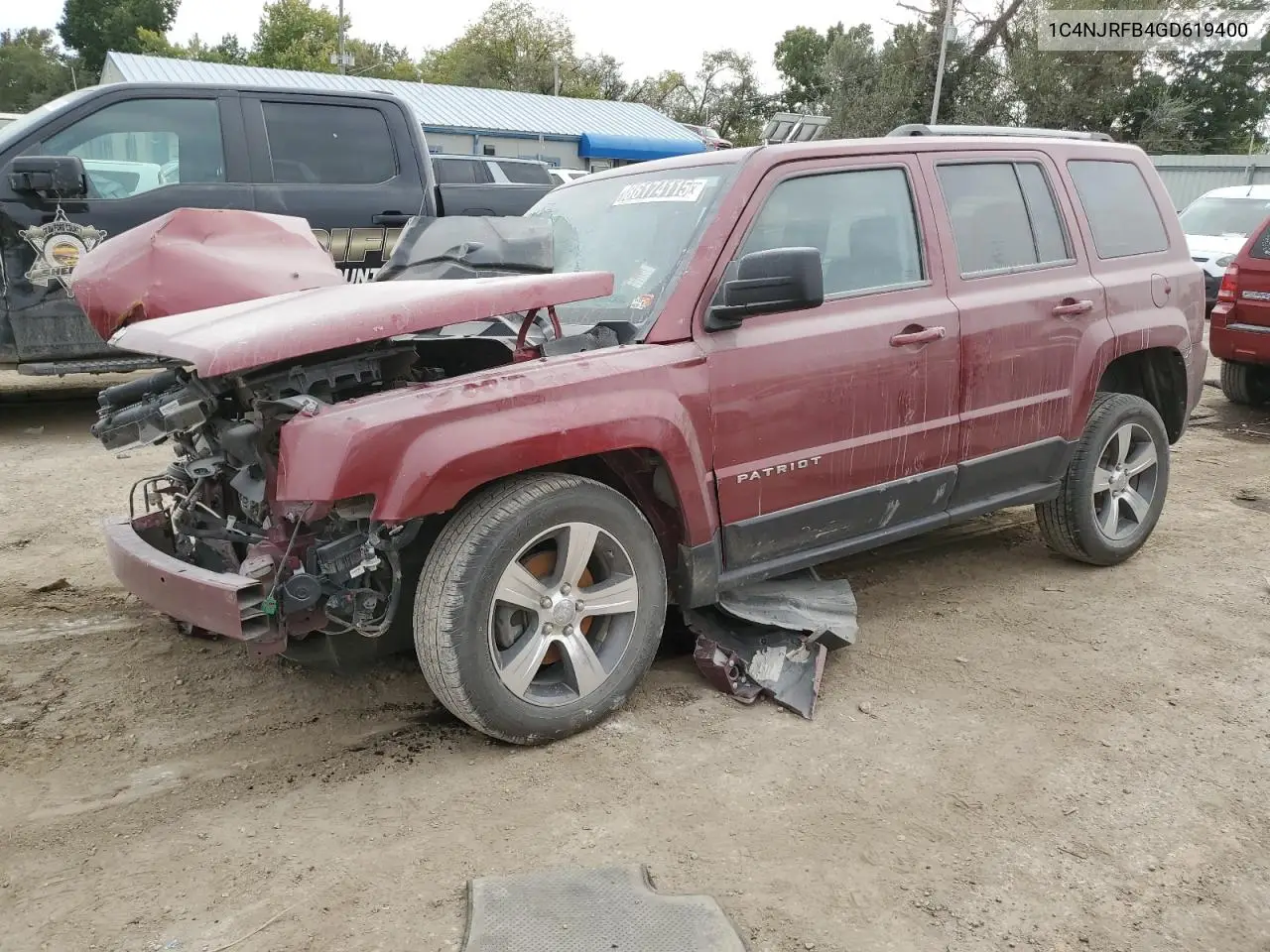 1C4NJRFB4GD619400 2016 Jeep Patriot Latitude