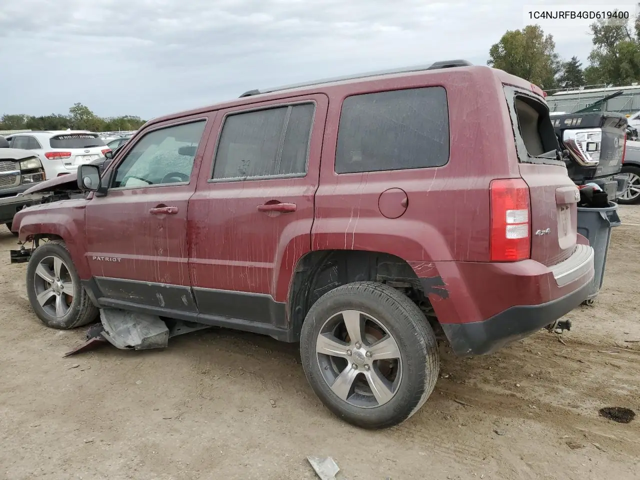 1C4NJRFB4GD619400 2016 Jeep Patriot Latitude