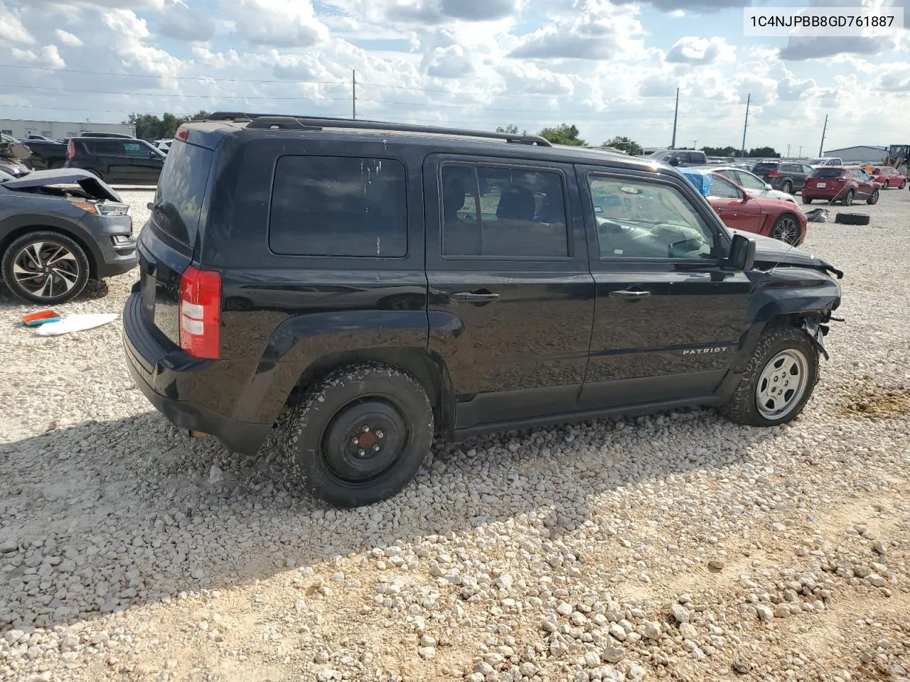 1C4NJPBB8GD761887 2016 Jeep Patriot Sport