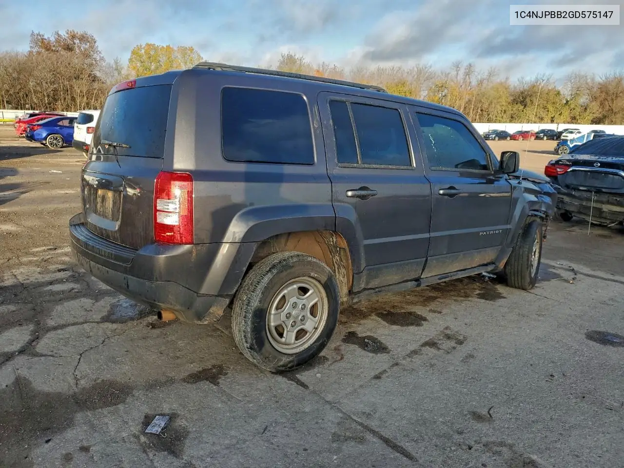 1C4NJPBB2GD575147 2016 Jeep Patriot Sport