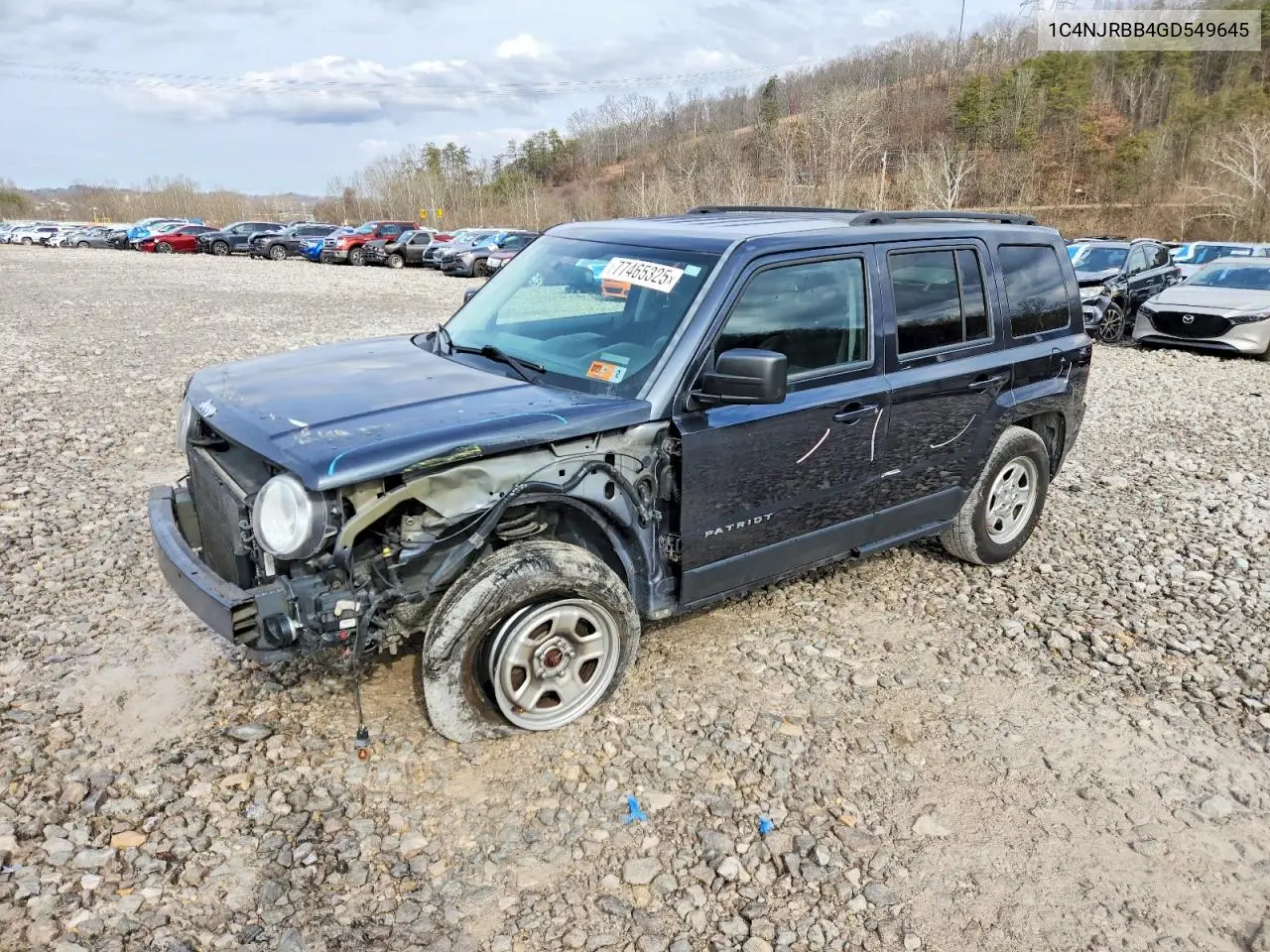 1C4NJRBB4GD549645 2016 Jeep Patriot Sport