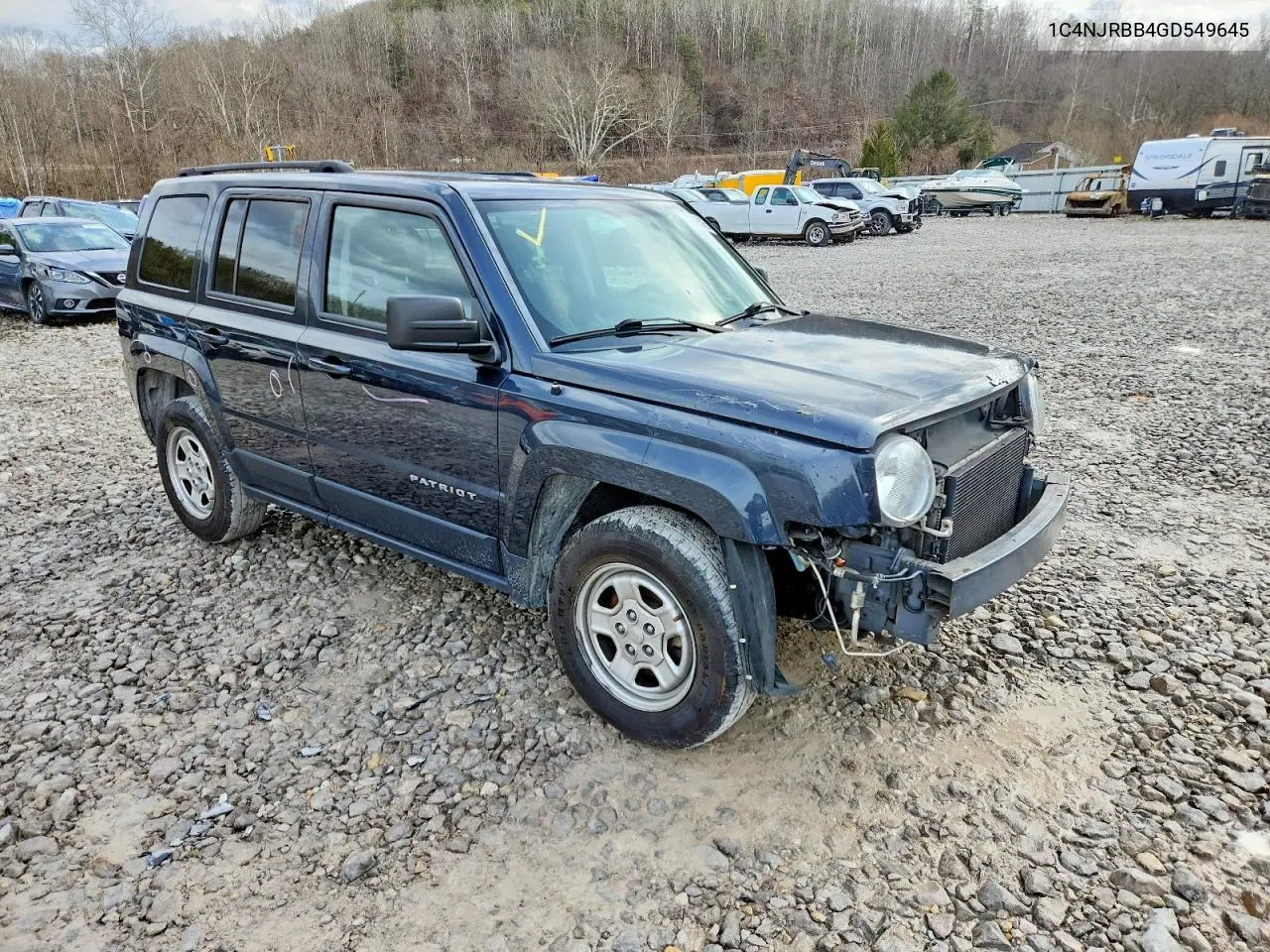 1C4NJRBB4GD549645 2016 Jeep Patriot Sport