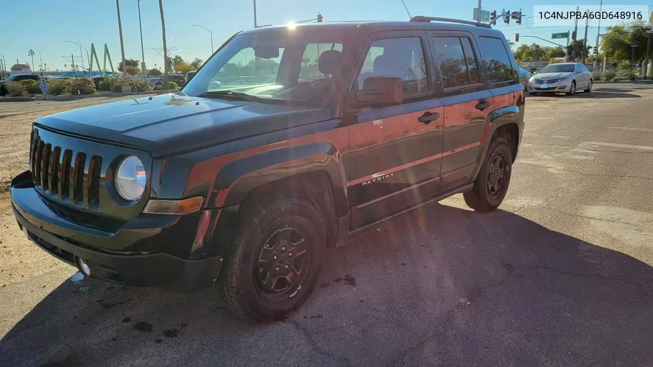 1C4NJPBA6GD648916 2016 Jeep Patriot Sport