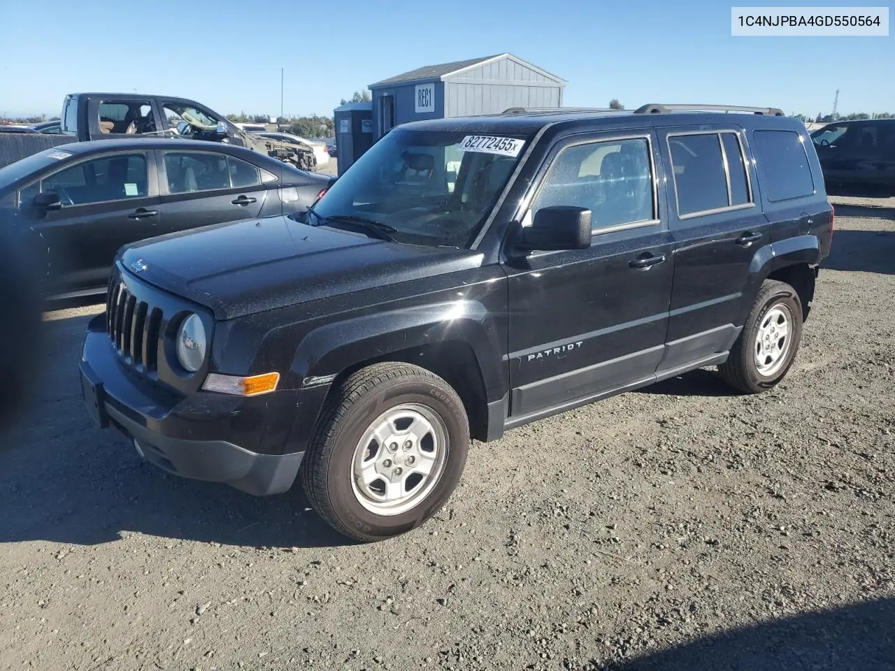 1C4NJPBA4GD550564 2016 Jeep Patriot Sport