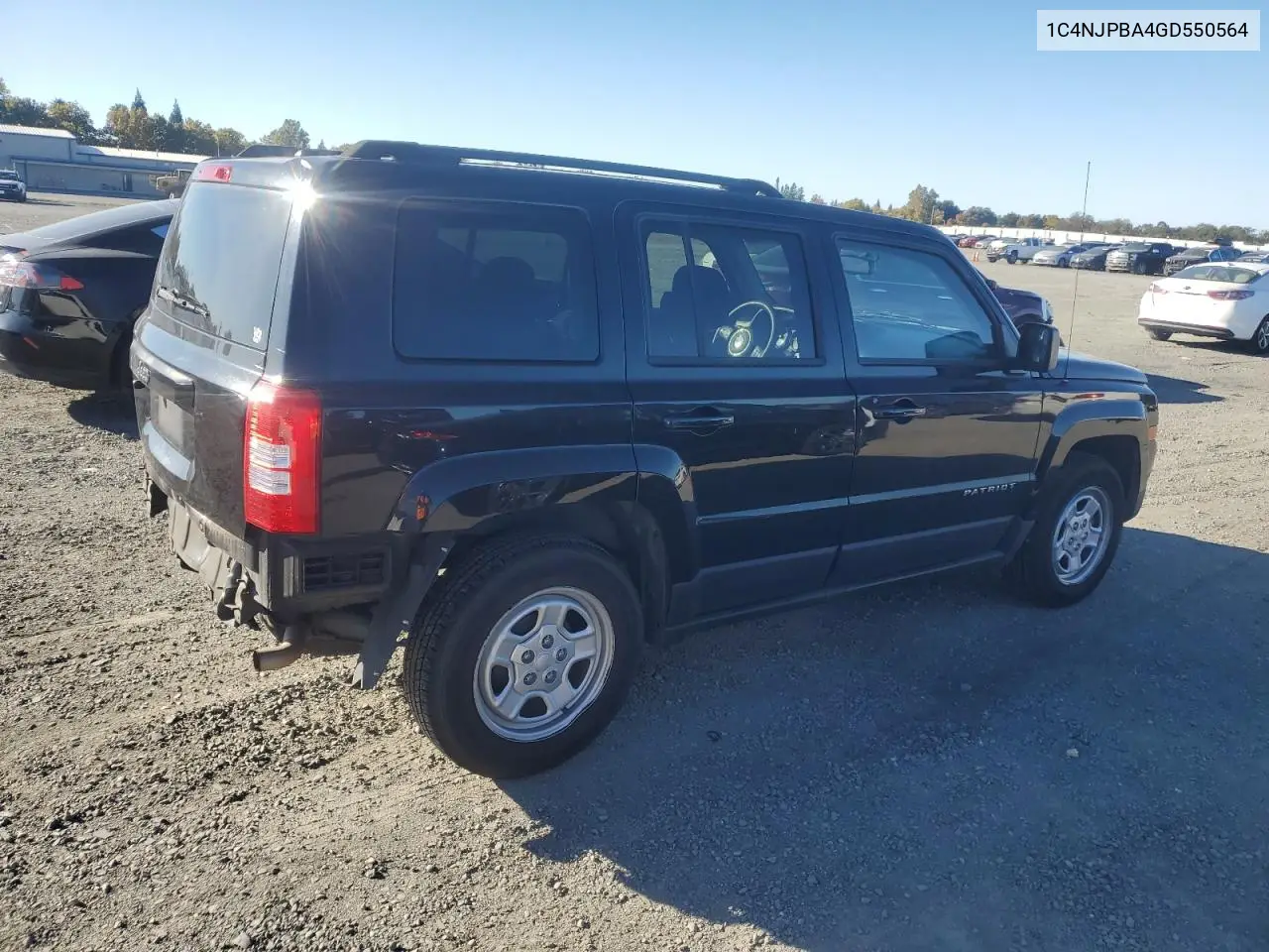 1C4NJPBA4GD550564 2016 Jeep Patriot Sport