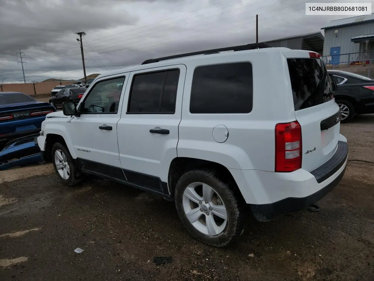 1C4NJRBB8GD681081 2016 Jeep Patriot Sport