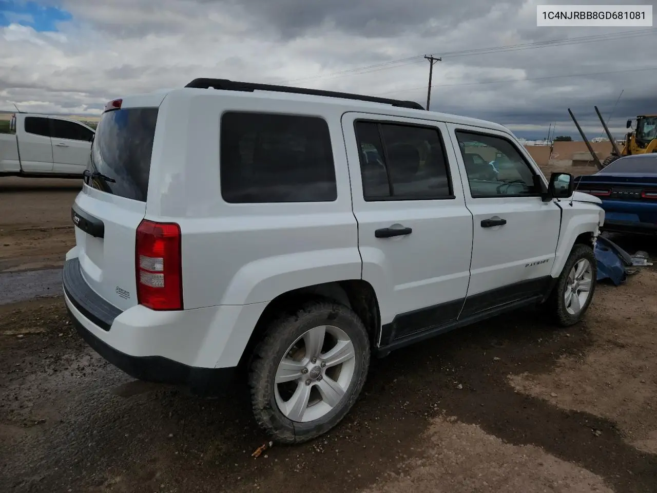 1C4NJRBB8GD681081 2016 Jeep Patriot Sport