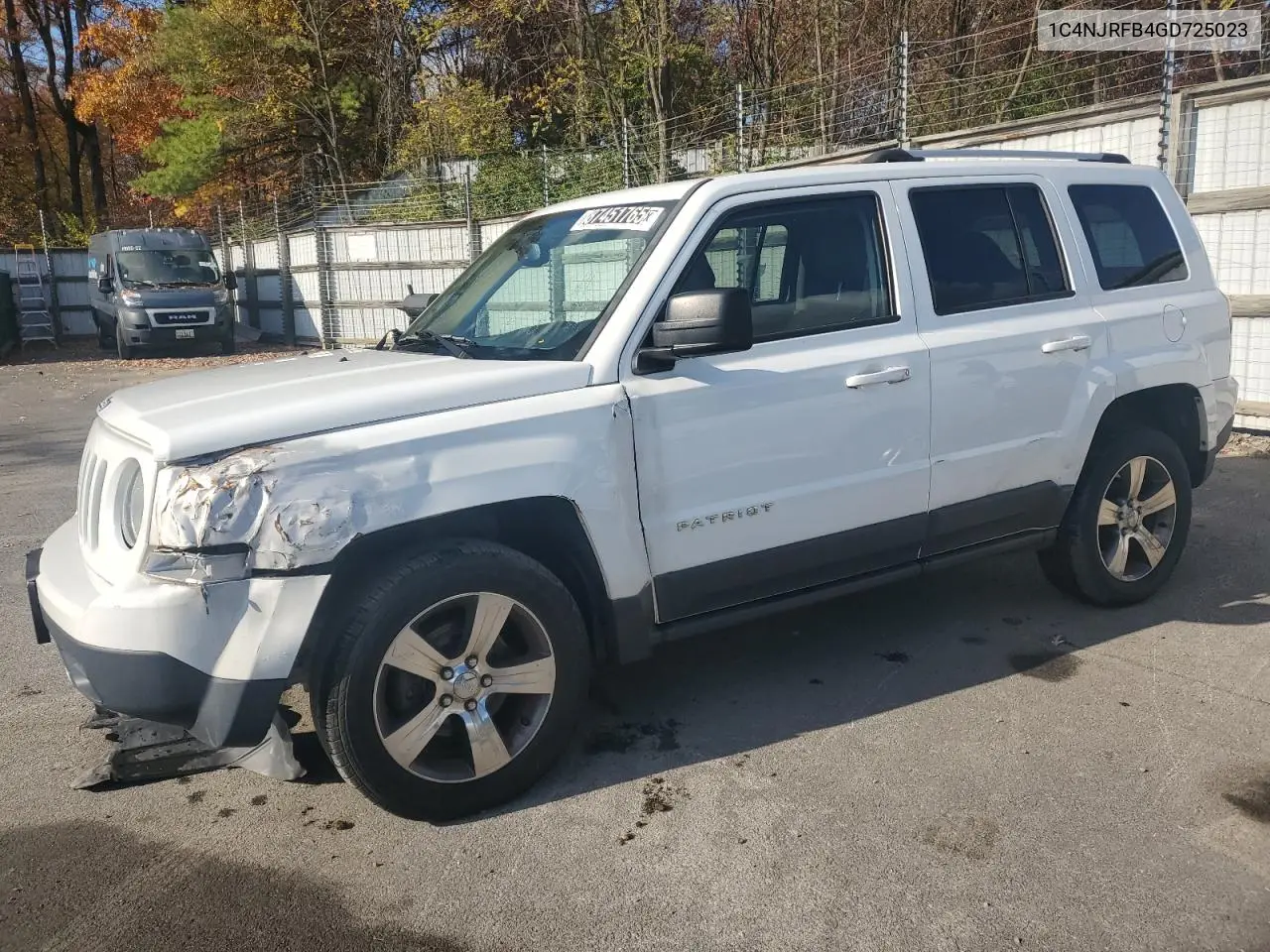 1C4NJRFB4GD725023 2016 Jeep Patriot Latitude