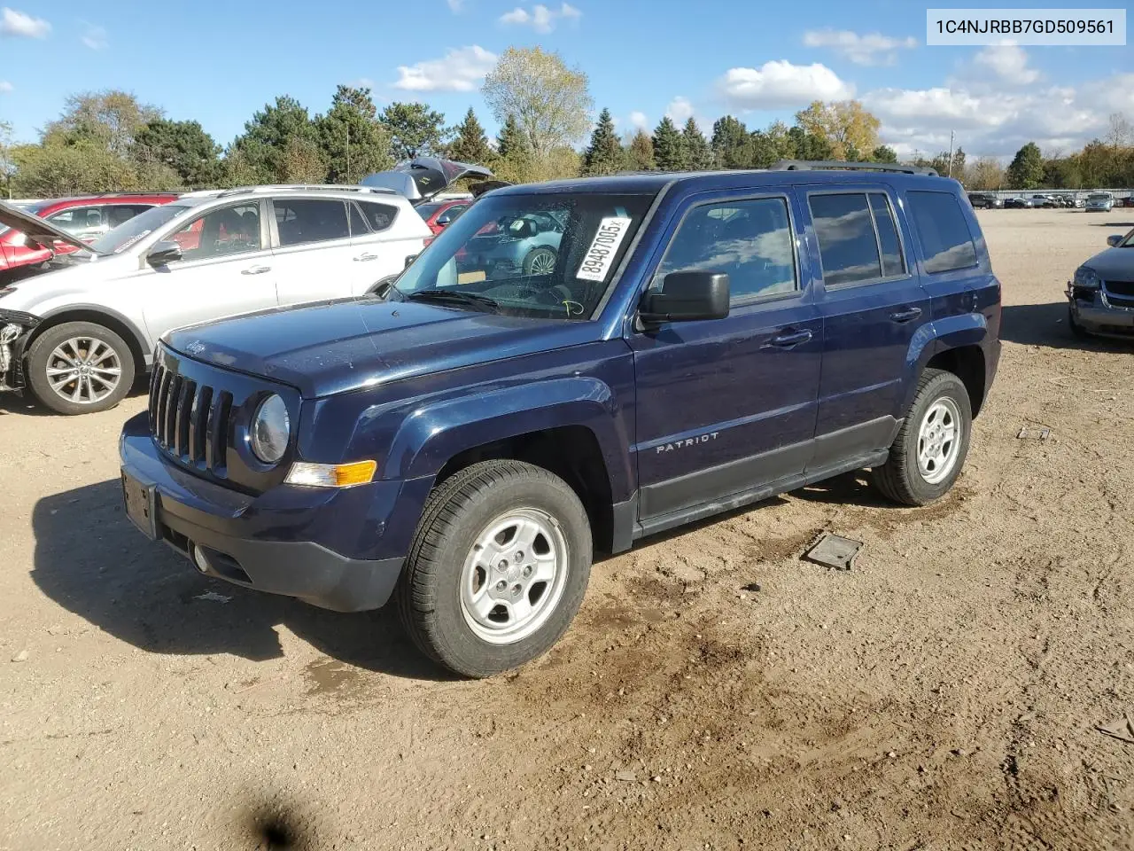 1C4NJRBB7GD509561 2016 Jeep Patriot Sport