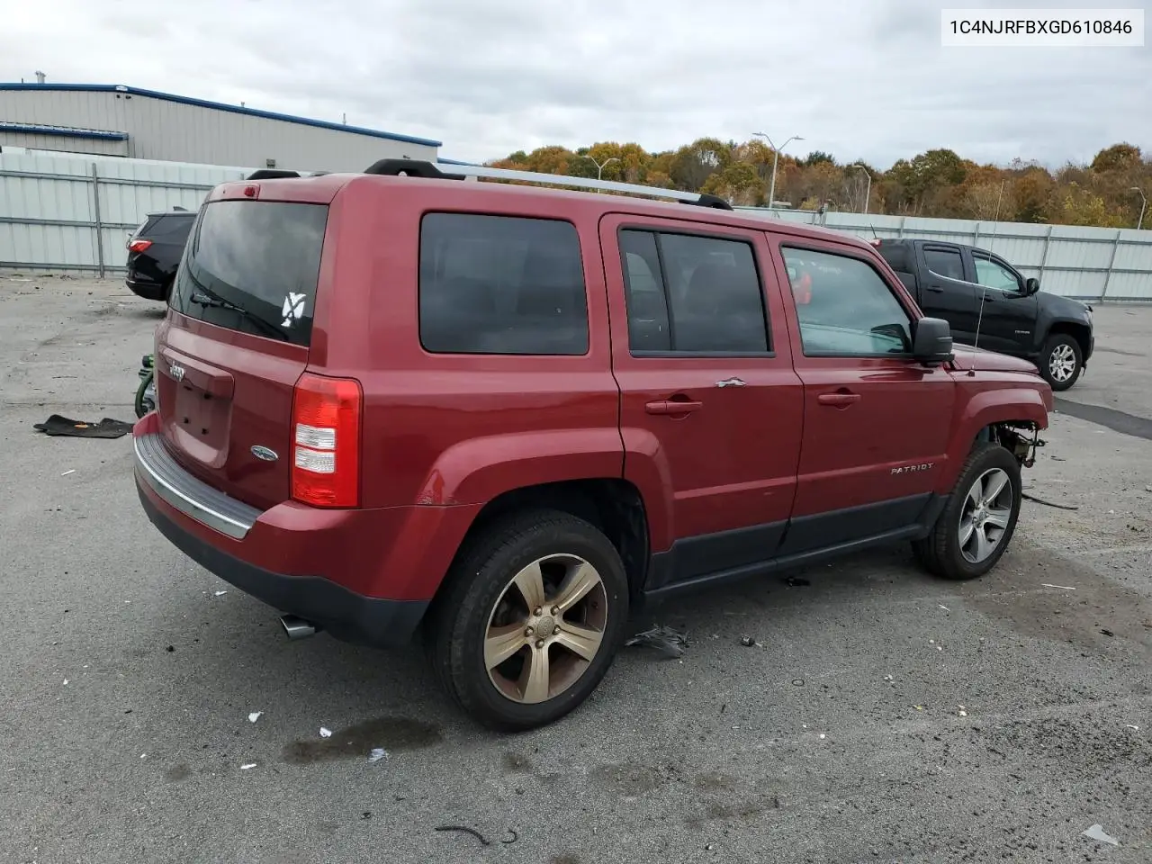 1C4NJRFBXGD610846 2016 Jeep Patriot Latitude