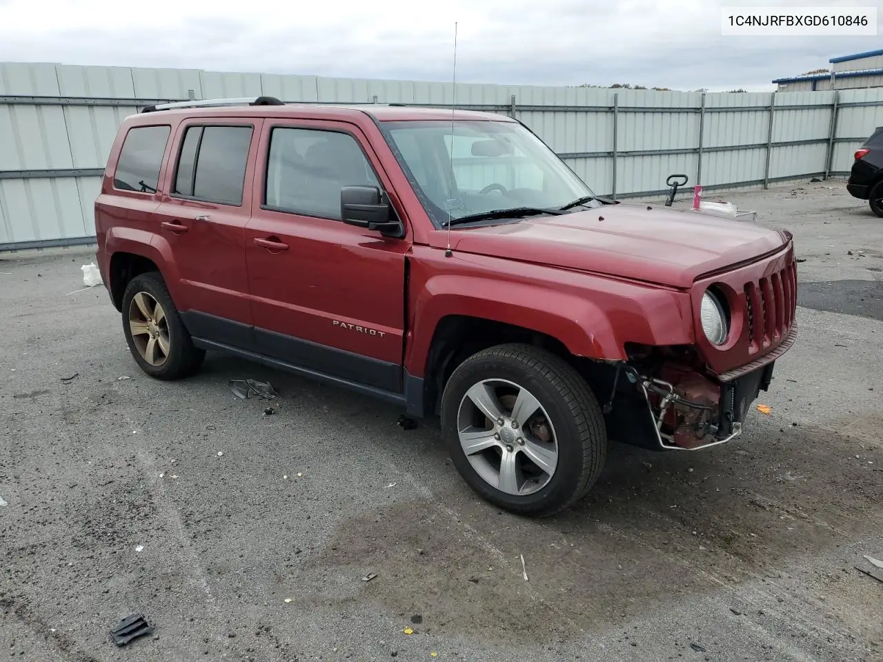 1C4NJRFBXGD610846 2016 Jeep Patriot Latitude