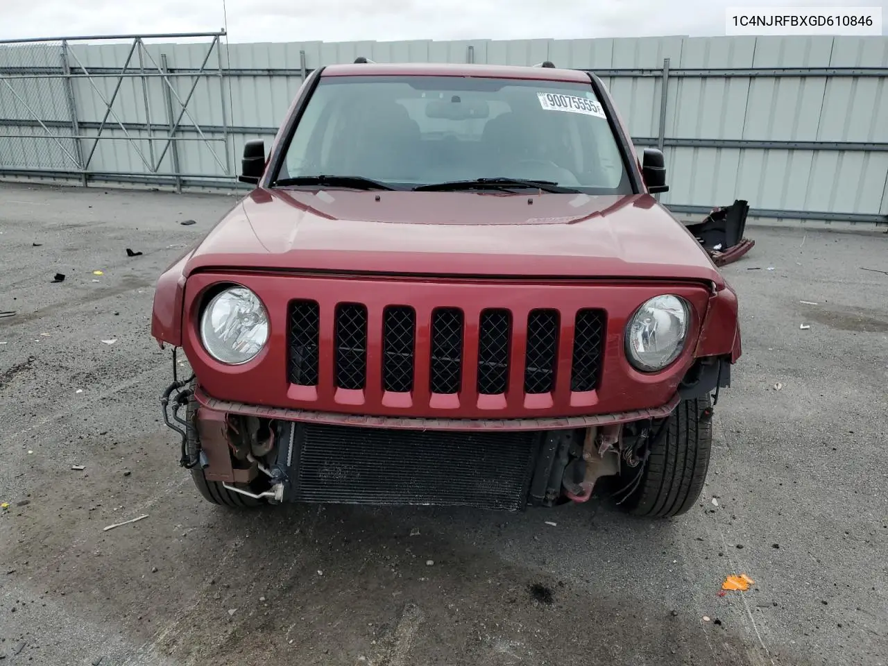1C4NJRFBXGD610846 2016 Jeep Patriot Latitude
