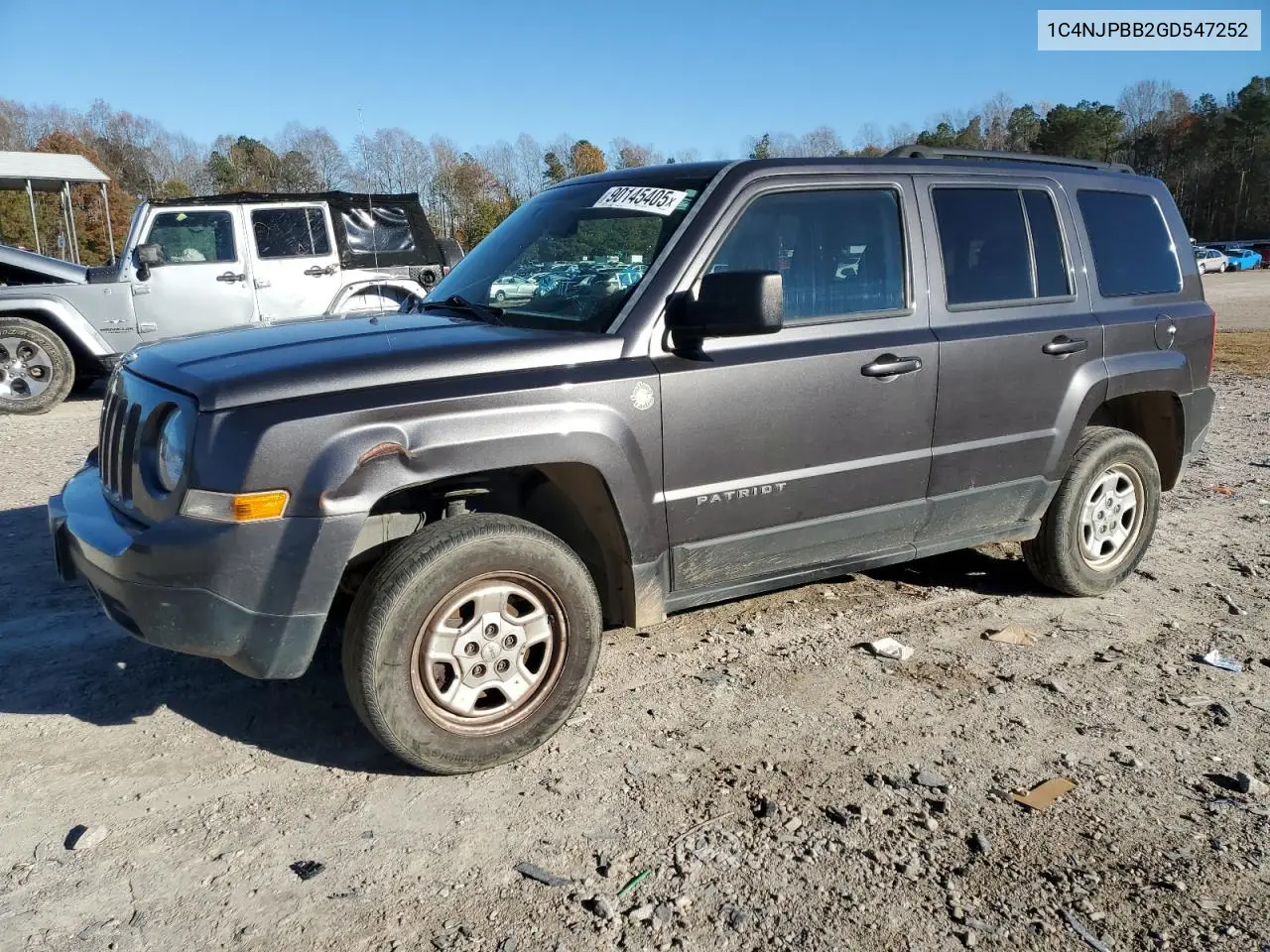 1C4NJPBB2GD547252 2016 Jeep Patriot Sport