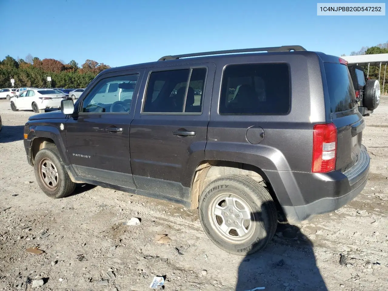 1C4NJPBB2GD547252 2016 Jeep Patriot Sport