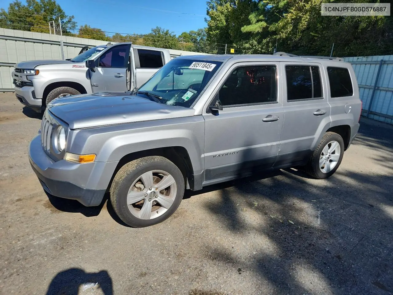 1C4NJPFB0GD576887 2016 Jeep Patriot Latitude