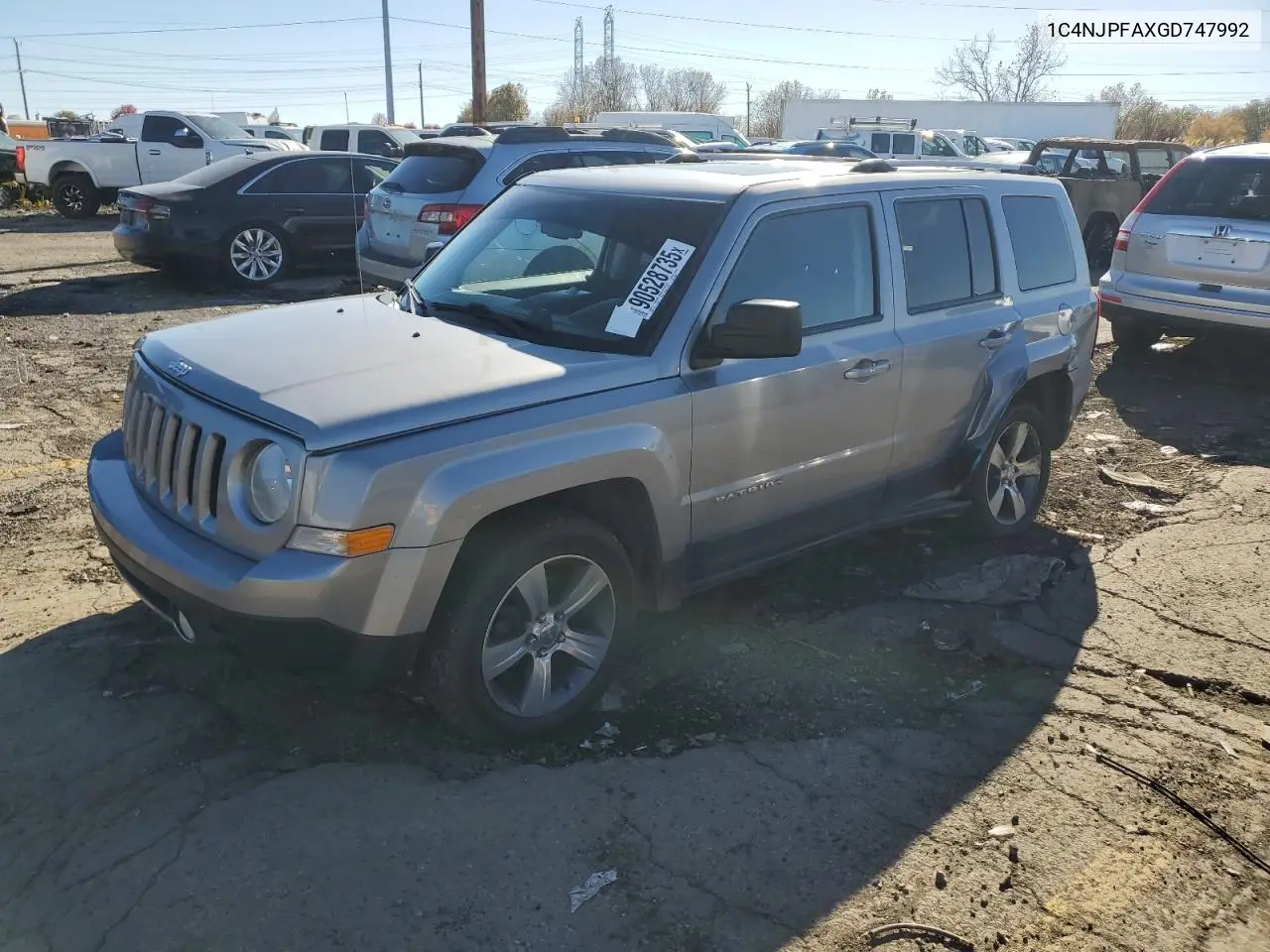 1C4NJPFAXGD747992 2016 Jeep Patriot Latitude