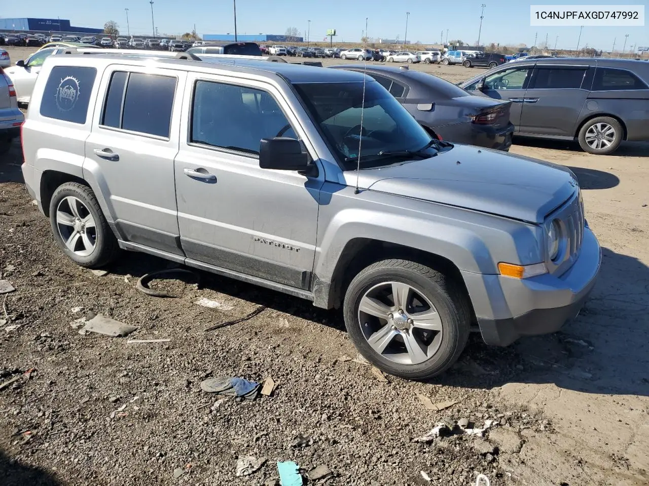 1C4NJPFAXGD747992 2016 Jeep Patriot Latitude