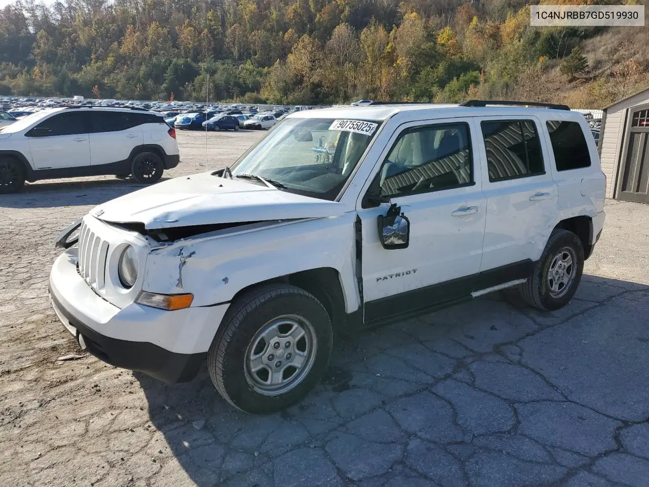 1C4NJRBB7GD519930 2016 Jeep Patriot Sport
