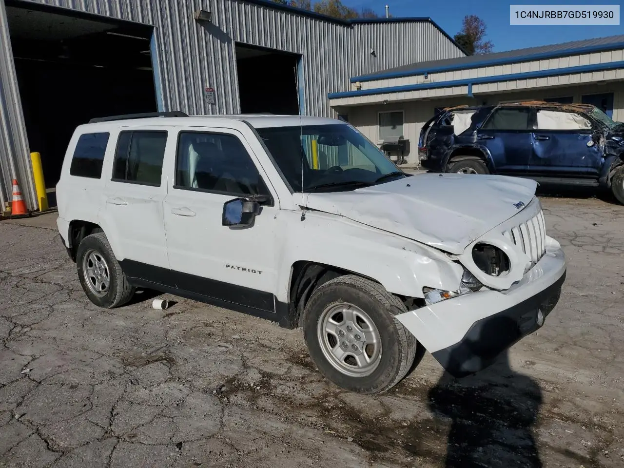 1C4NJRBB7GD519930 2016 Jeep Patriot Sport