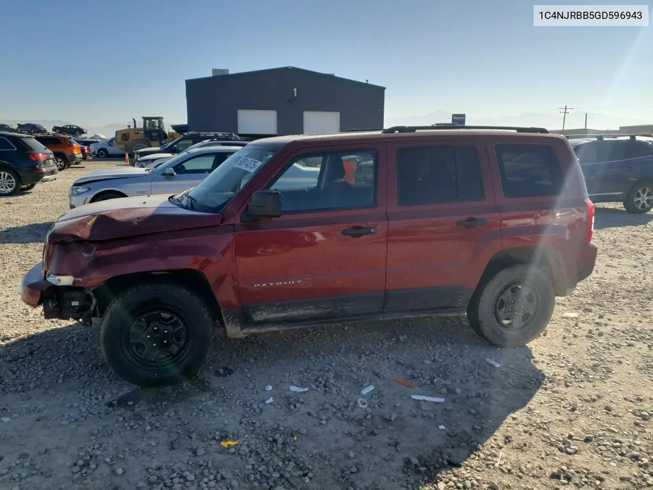 1C4NJRBB5GD596943 2016 Jeep Patriot Sport