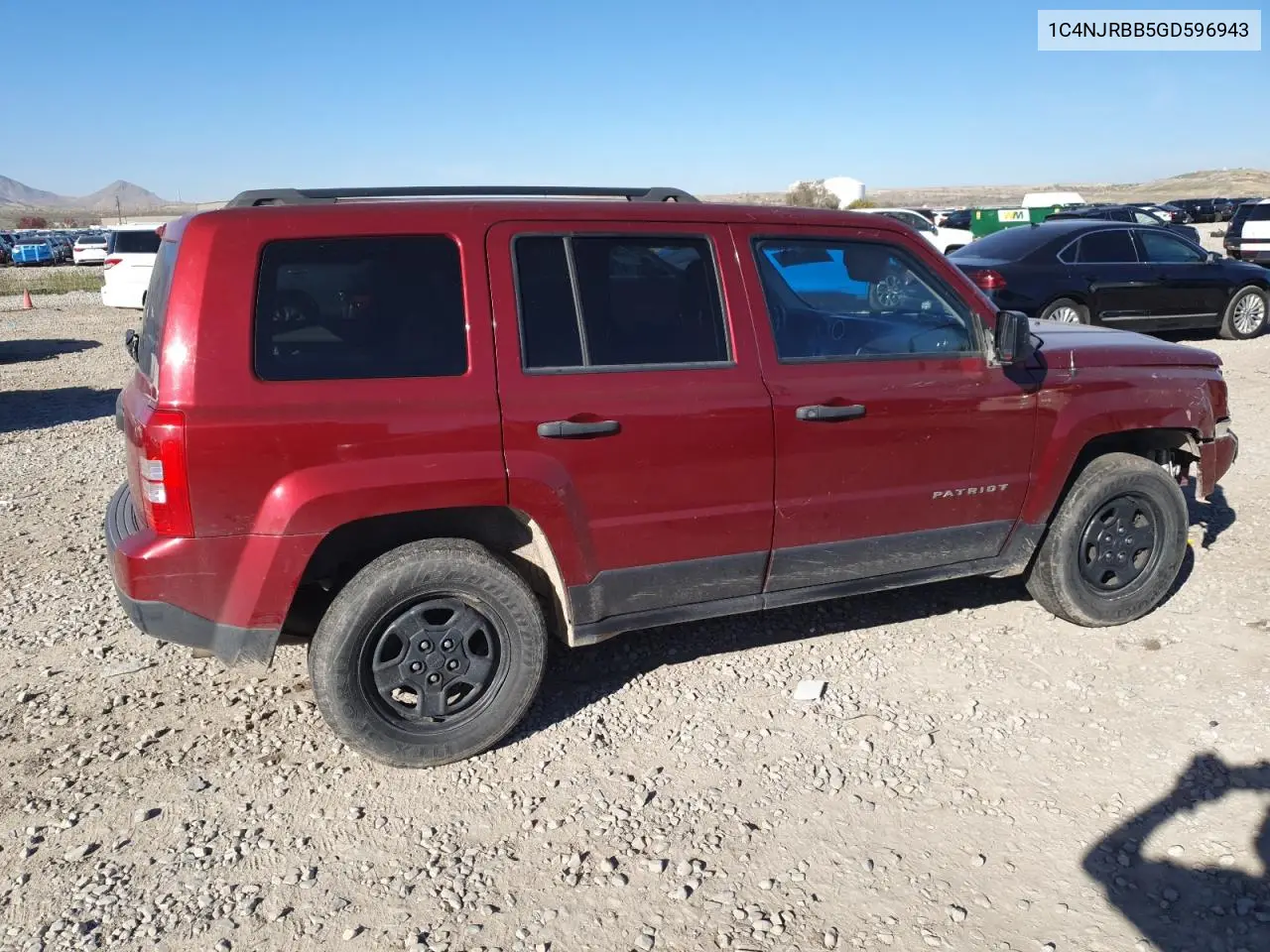 1C4NJRBB5GD596943 2016 Jeep Patriot Sport