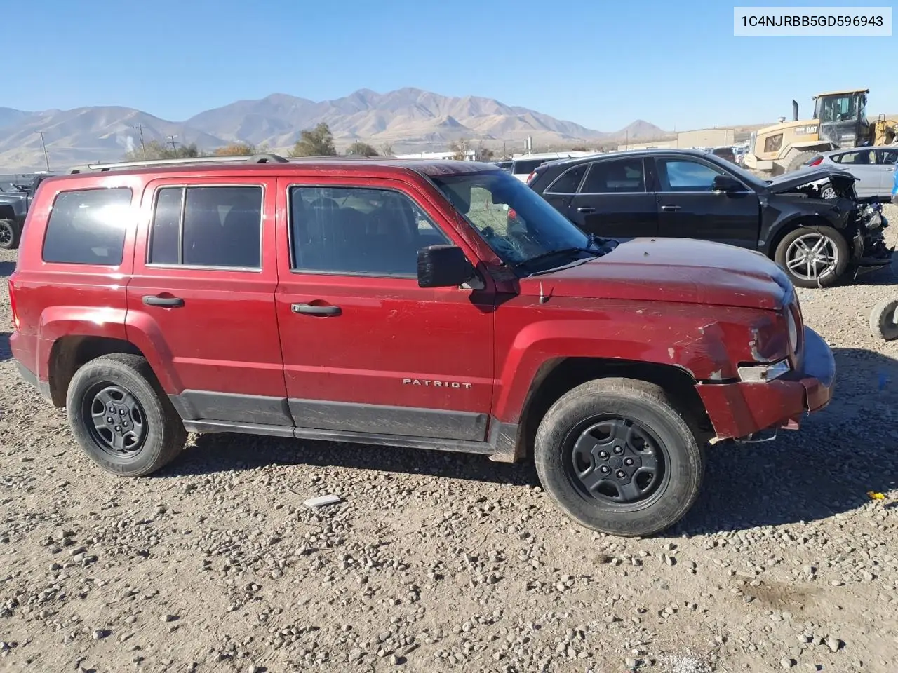 1C4NJRBB5GD596943 2016 Jeep Patriot Sport
