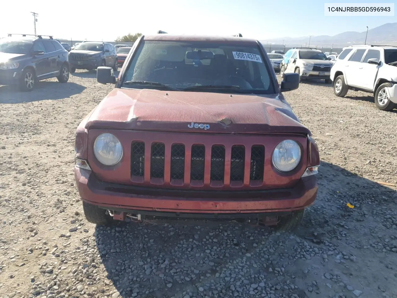 1C4NJRBB5GD596943 2016 Jeep Patriot Sport