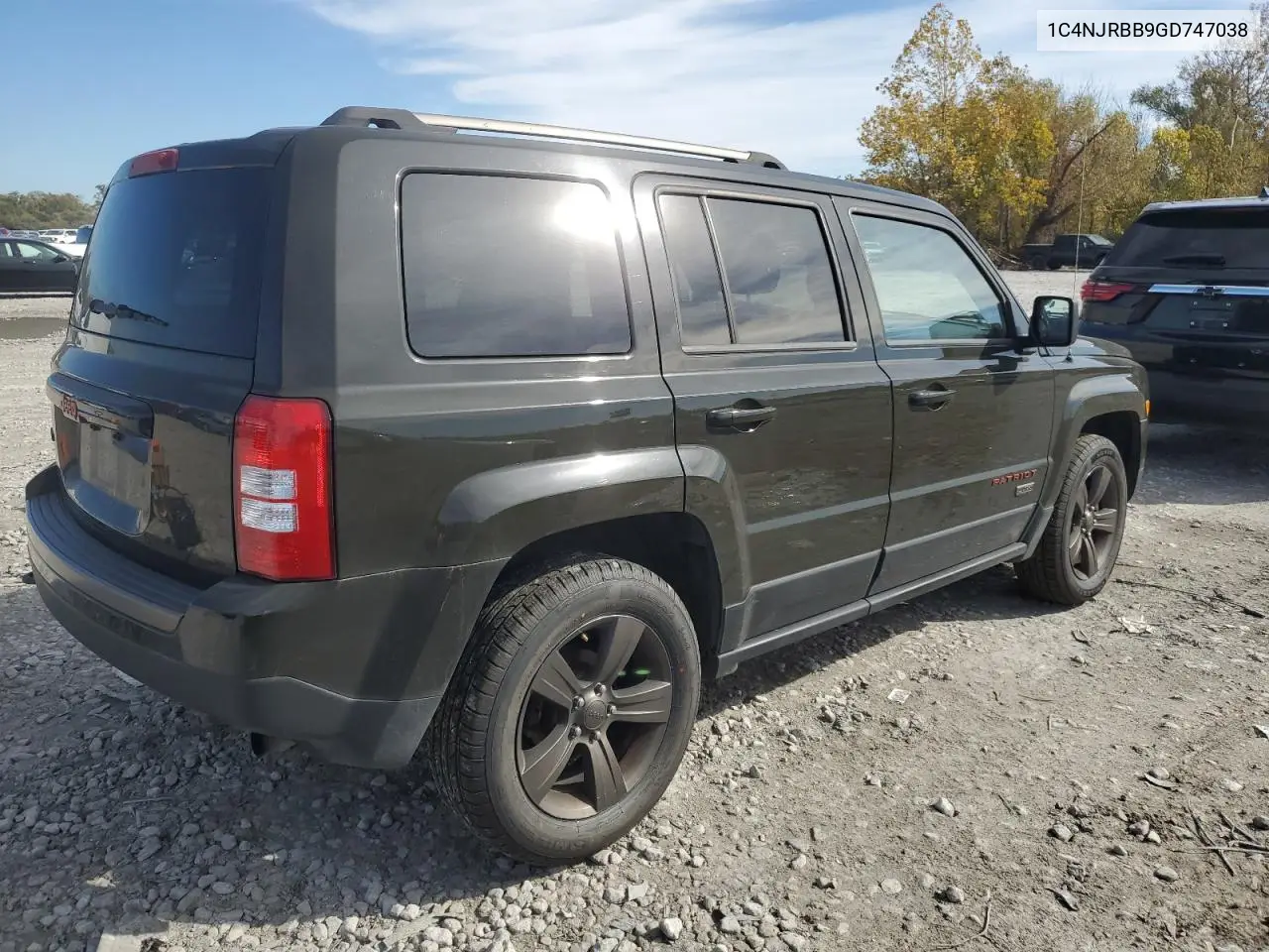 1C4NJRBB9GD747038 2016 Jeep Patriot Sport