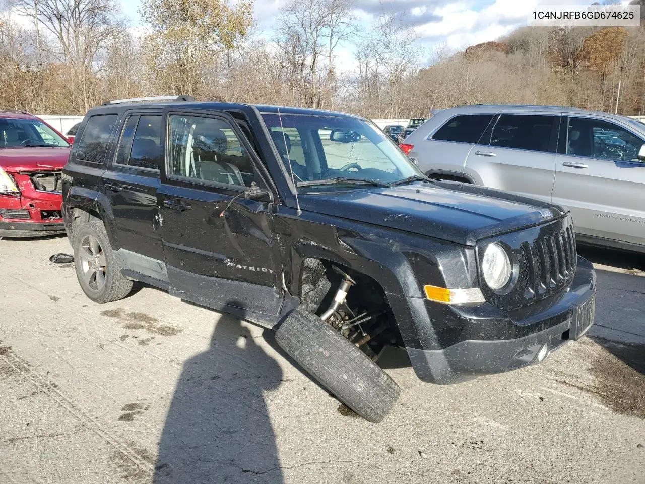 1C4NJRFB6GD674625 2016 Jeep Patriot Latitude