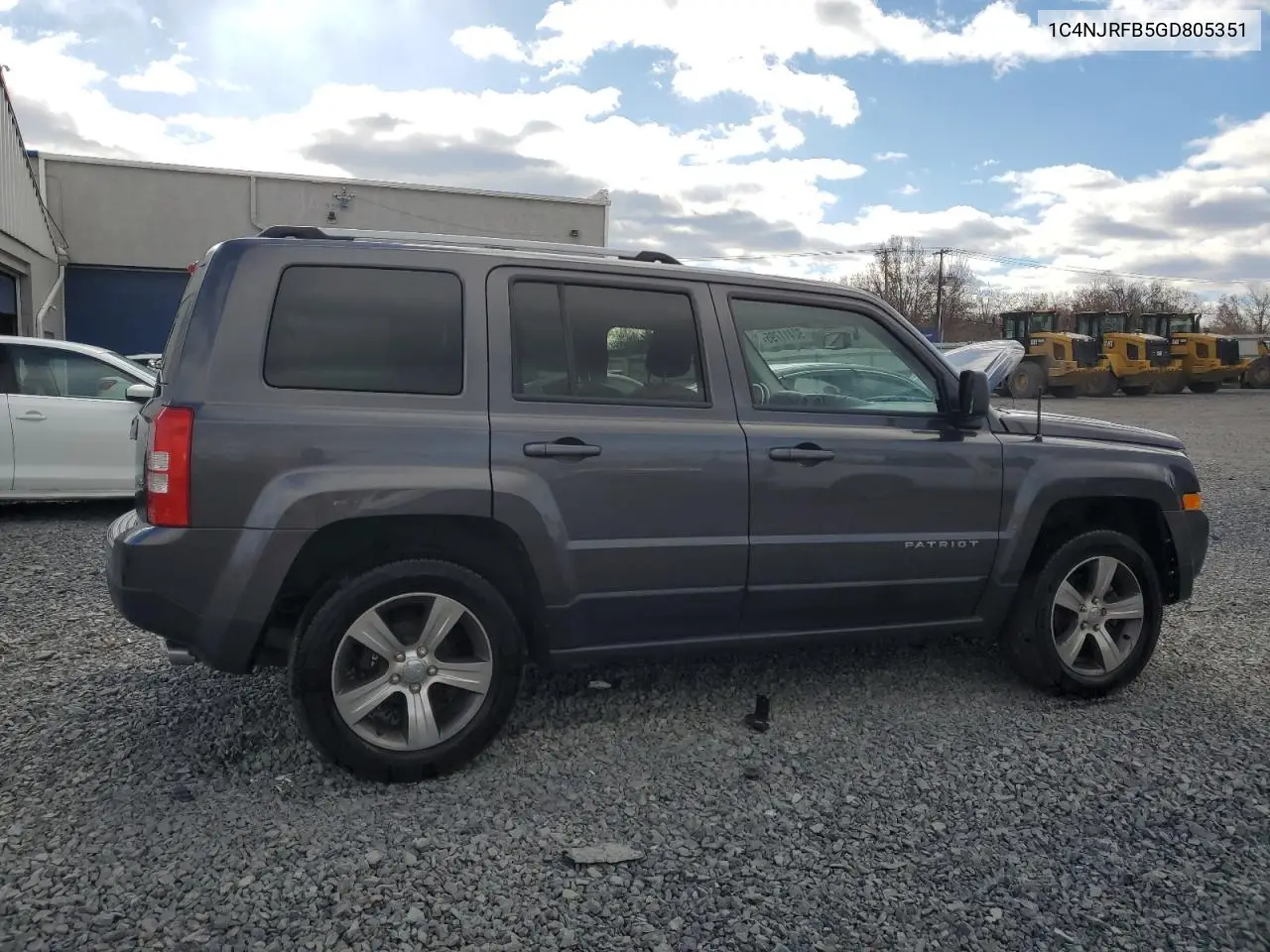 1C4NJRFB5GD805351 2016 Jeep Patriot Latitude