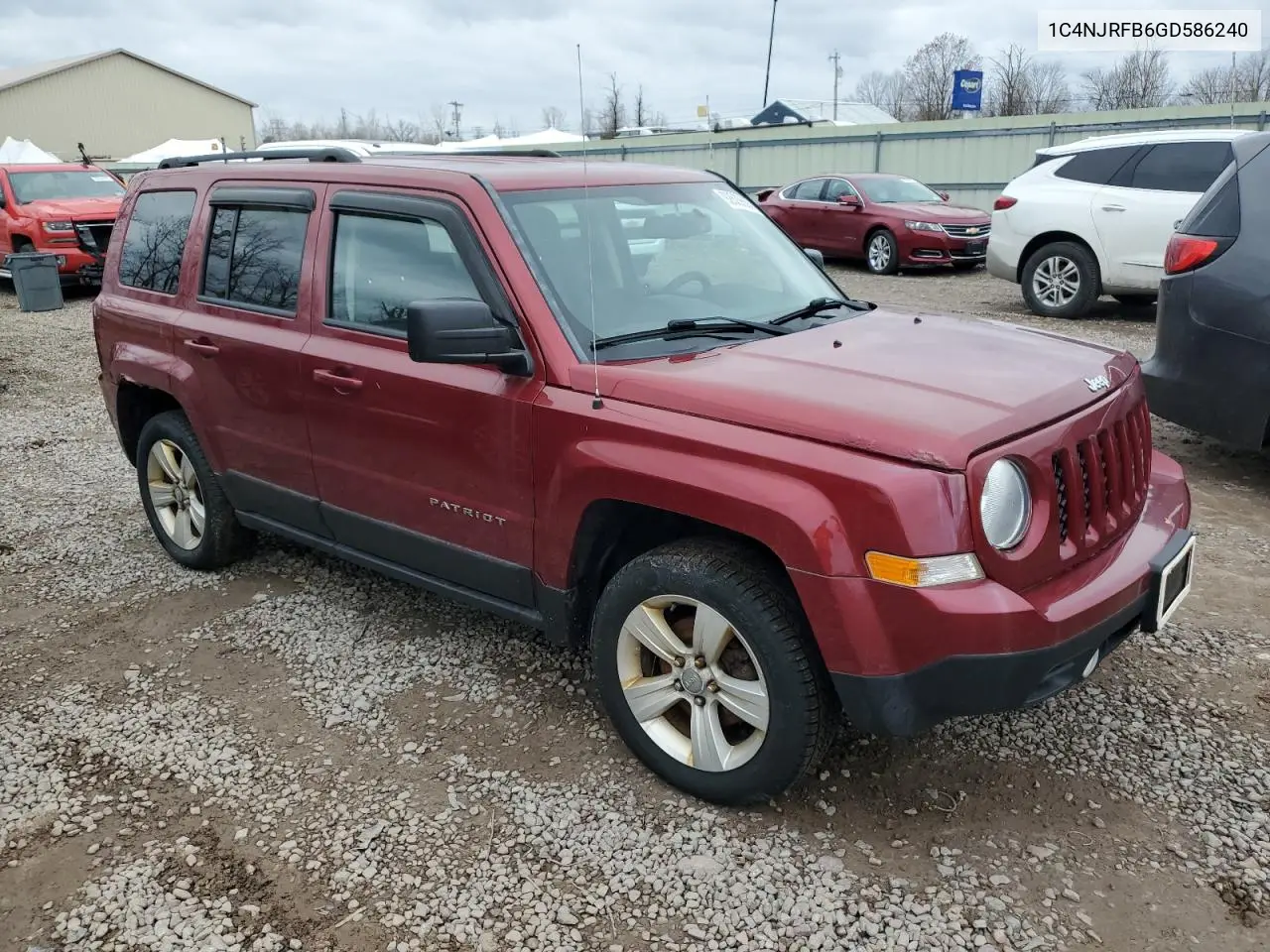 1C4NJRFB6GD586240 2016 Jeep Patriot Latitude