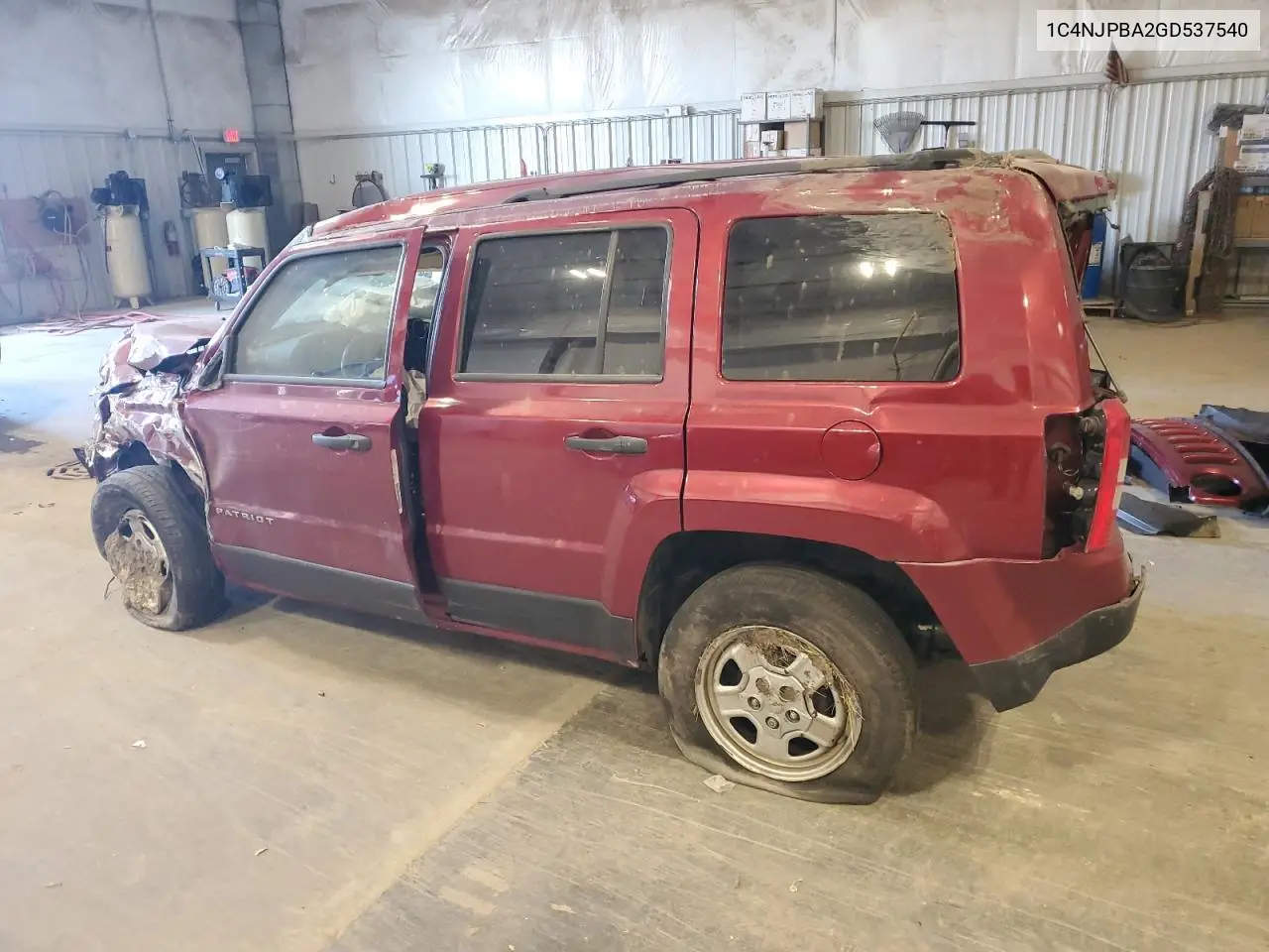 1C4NJPBA2GD537540 2016 Jeep Patriot Sport