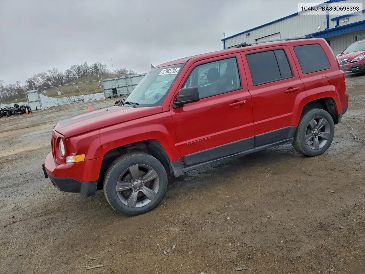 1C4NJPBA8GD698393 2016 Jeep Patriot Sport