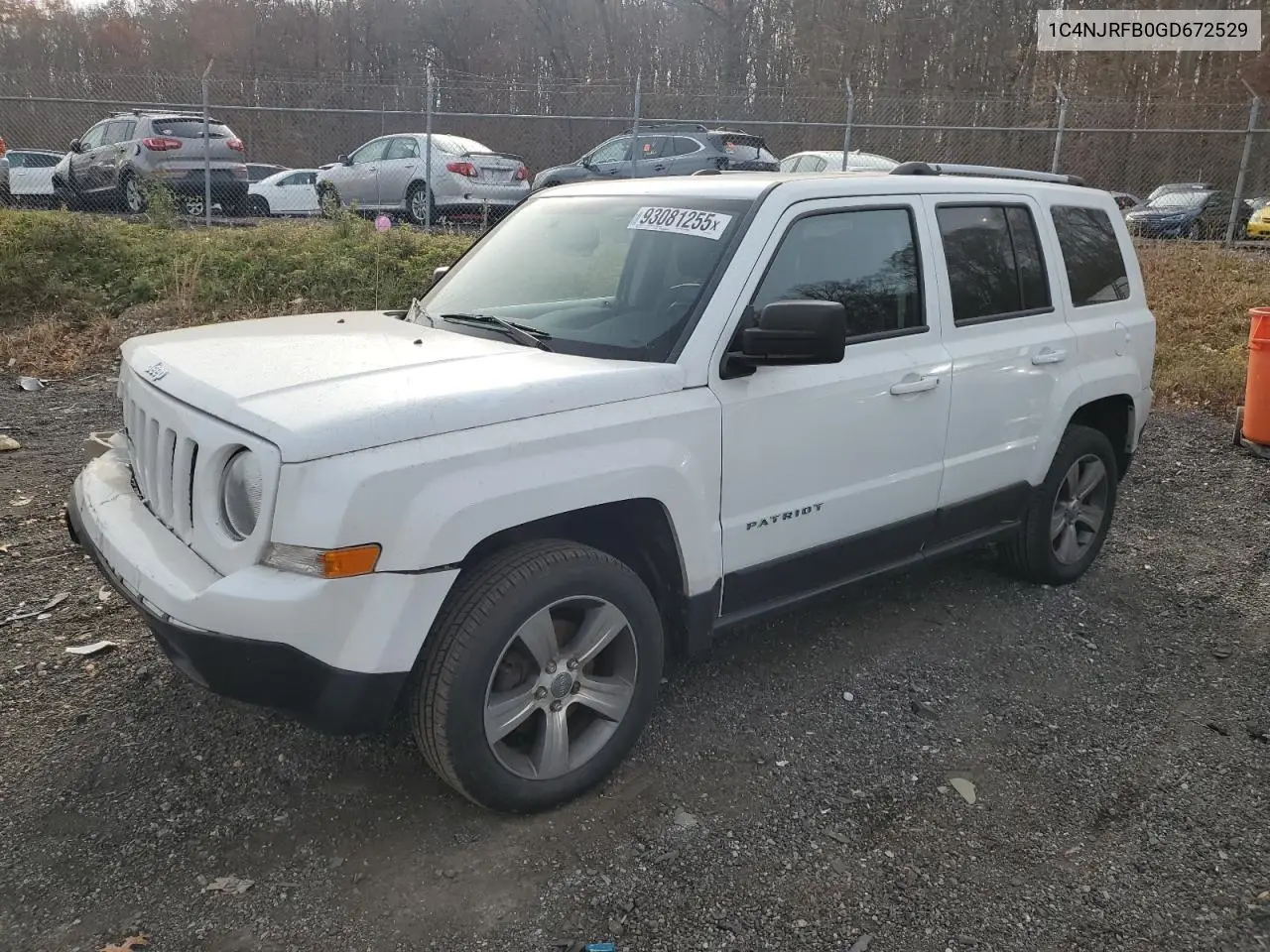 1C4NJRFB0GD672529 2016 Jeep Patriot Latitude