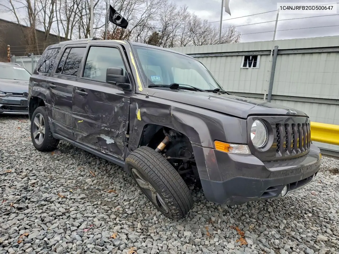 1C4NJRFB2GD500647 2016 Jeep Patriot Latitude
