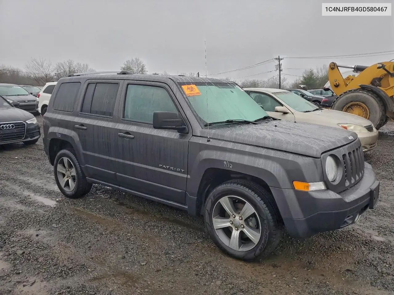 1C4NJRFB4GD580467 2016 Jeep Patriot Latitude