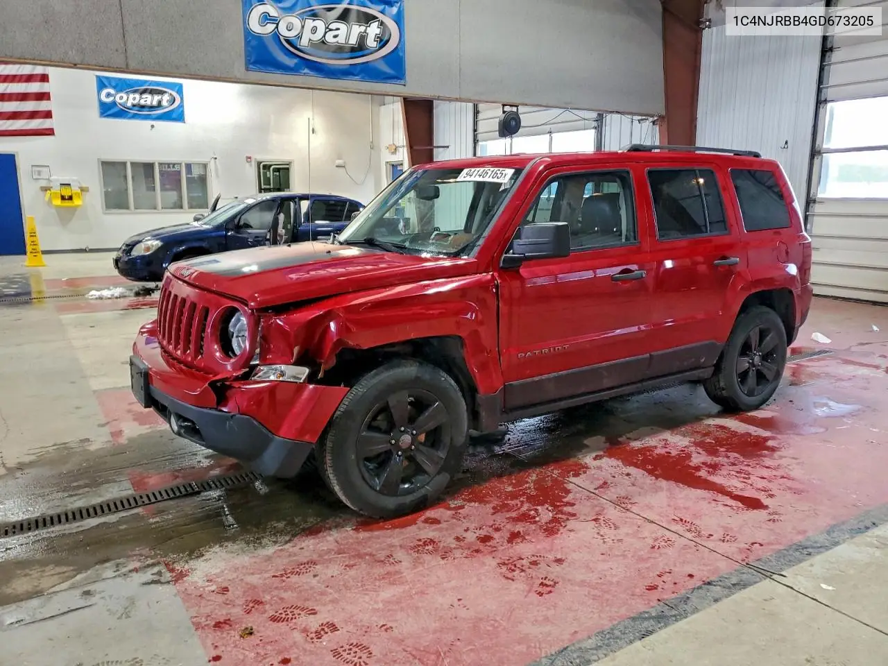 1C4NJRBB4GD673205 2016 Jeep Patriot Sport
