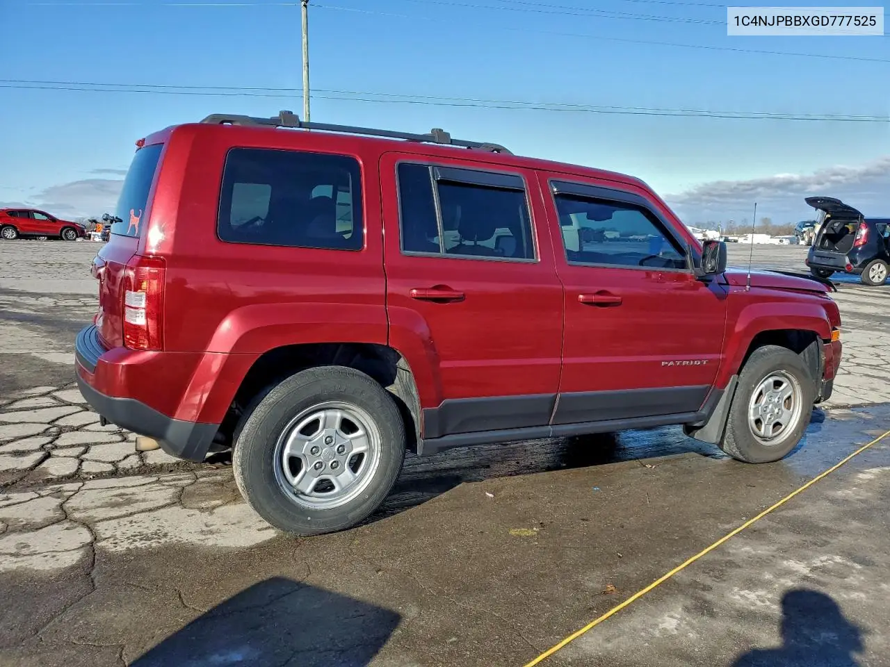 1C4NJPBBXGD777525 2016 Jeep Patriot Sport