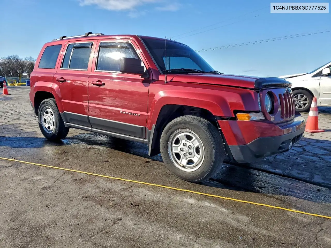 1C4NJPBBXGD777525 2016 Jeep Patriot Sport