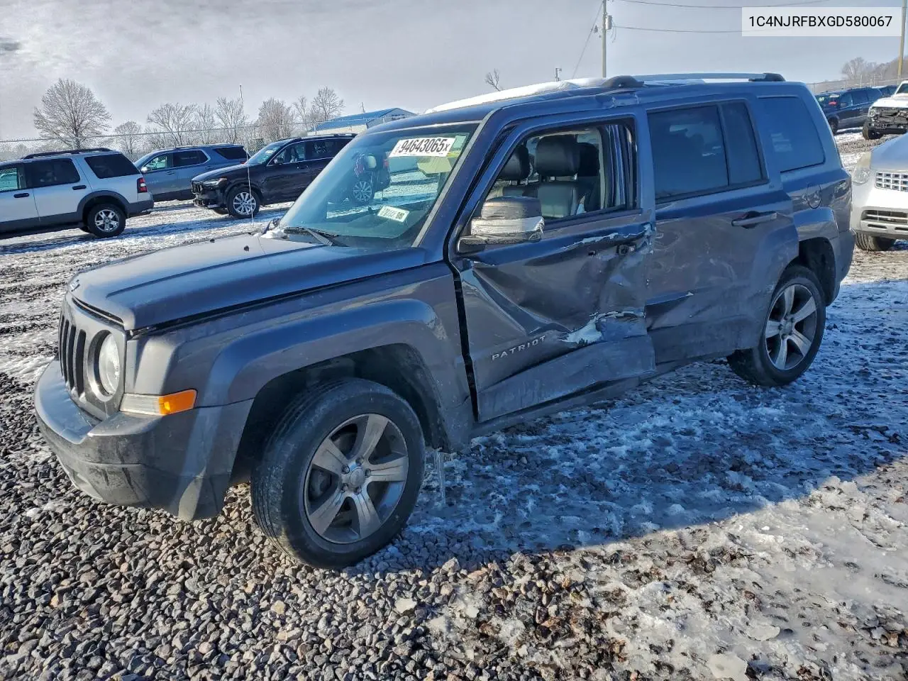 1C4NJRFBXGD580067 2016 Jeep Patriot Latitude