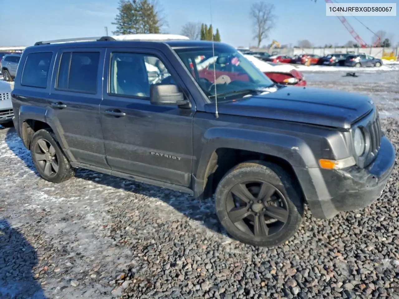 1C4NJRFBXGD580067 2016 Jeep Patriot Latitude