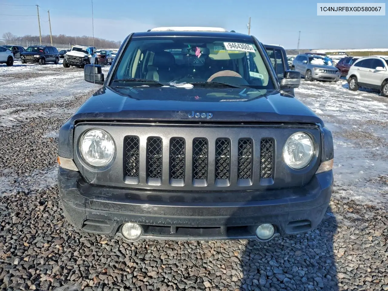 1C4NJRFBXGD580067 2016 Jeep Patriot Latitude